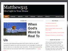 Tablet Screenshot of matthew515.com